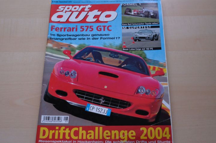Deckblatt Sport Auto (08/2004)